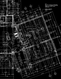 Maclaren Architect Inc - Working Drawings - partial floor plan - inverted